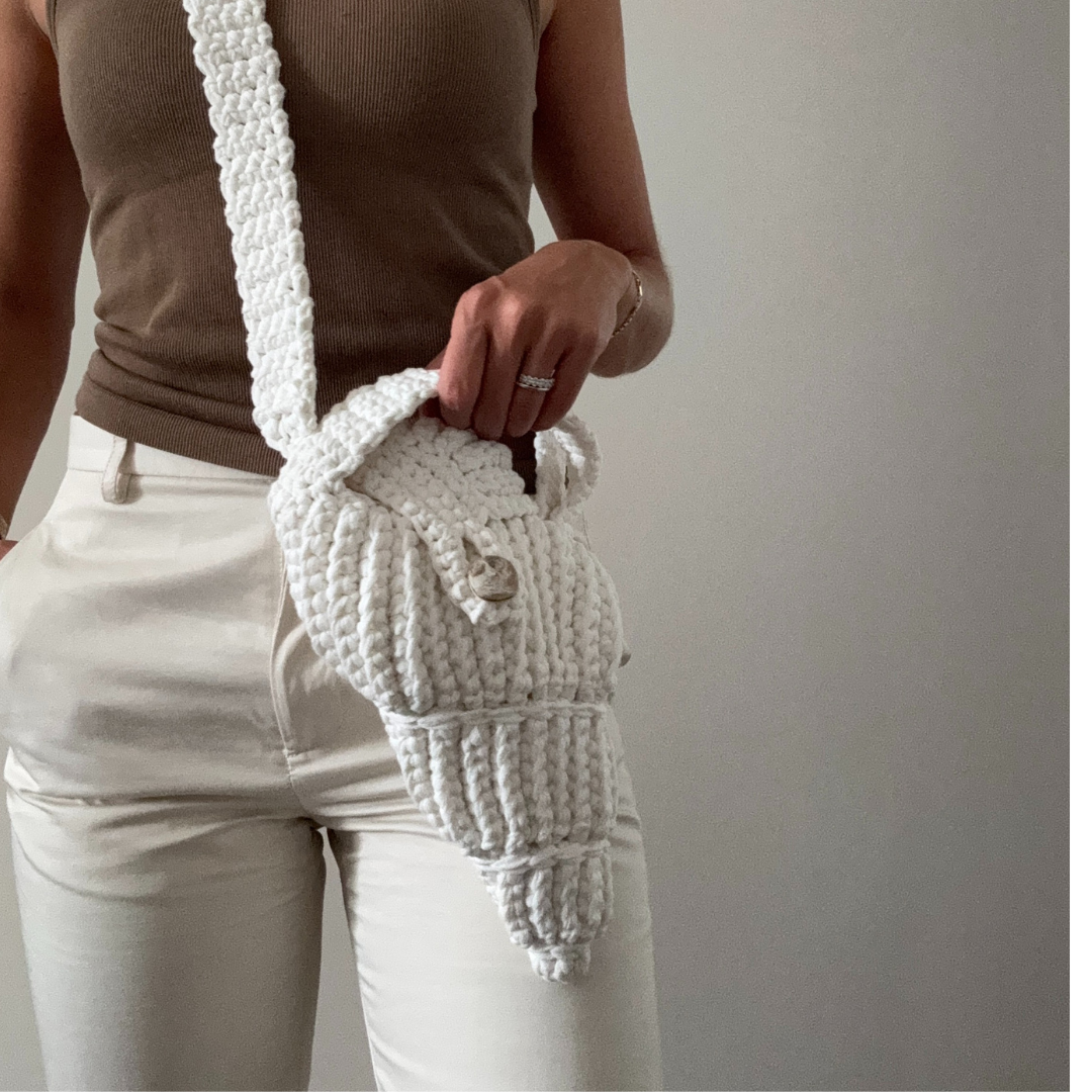 Handmade Raffia Crochet Shoulder Strap | She Sells Seashells
